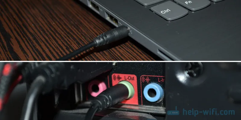 Povezivanje Bluetooth zvučnika putem kabela