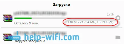 Stvarna brzina preuzimanja Intertelecoma