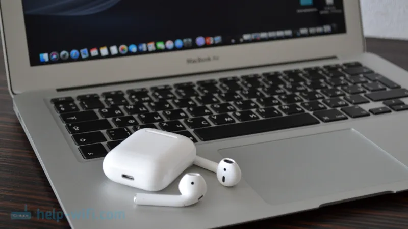 Ako pripojiť AirPods na MacBook, iMac, Mac mini?