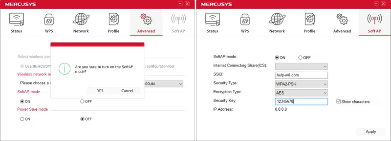 Мек AP (Wi-Fi дистрибуция) Mercusys MW300UM