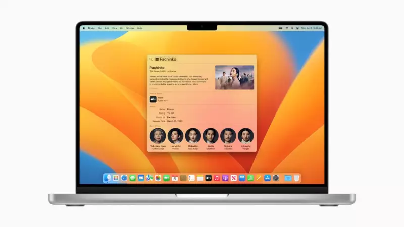 macOS Ventura - Spotlight