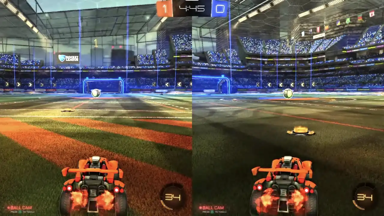 Rocket League (Psyonix LLC) - split screen
