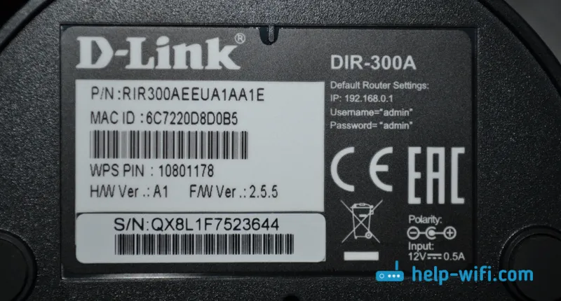 IP адрес, ключ за защита, вход в маршрутизатора на D-Link