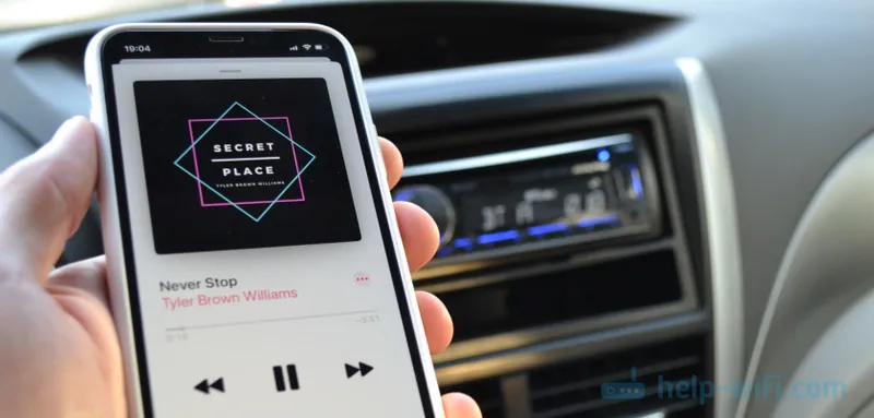 Как да слушате музика в колата от телефона си? Bluetooth, AUX, USB кабел, предавател
