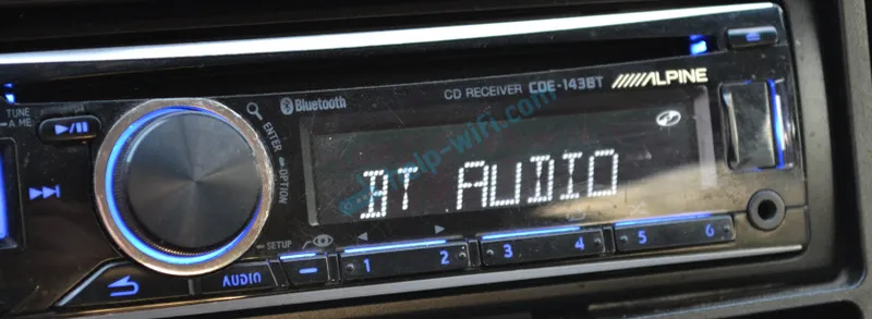 Aktiviranje Bluetooth audio načina na vašem auto radiju