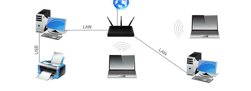 Свържете и конфигурирайте мрежов принтер в Windows 10, за да печатате по локална мрежа от други компютри