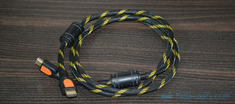 HDMI кабел за свързване на телевизия към компютър