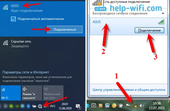 Икона на Wi-Fi мрежа със звездичка в Windows 10 и Windows 8, 7