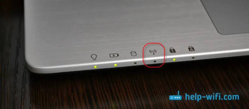Indikátor Wi-Fi na notebooku nesvítí. Co dělat?