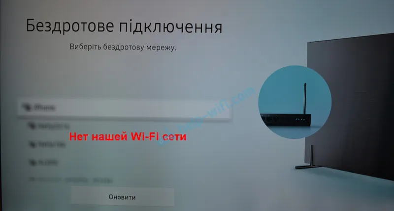 Samsung TV не вижда Wi-Fi