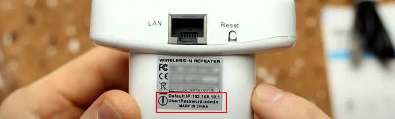 192.168.10.1 na WiFi Repeater, Extender, WavLink