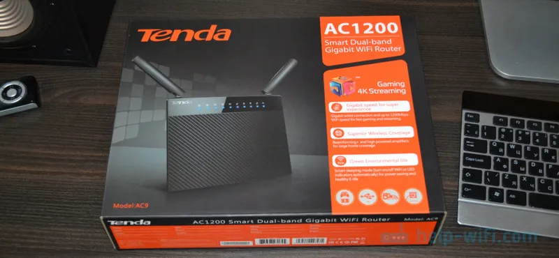 Rychlé nastavení routeru Tenda AC9 (AC1200)