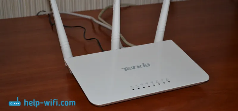 Nastavení routeru Wi-Fi Tenda F3