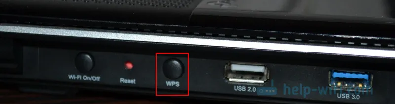 Активиране на WPS на рутера за свързване на усилвателя на Wi-Fi TP-Link RE650