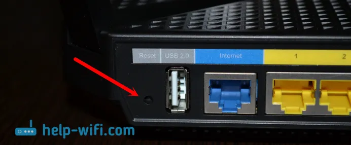 Poništavanje postavki usmjerivača Archer C3200