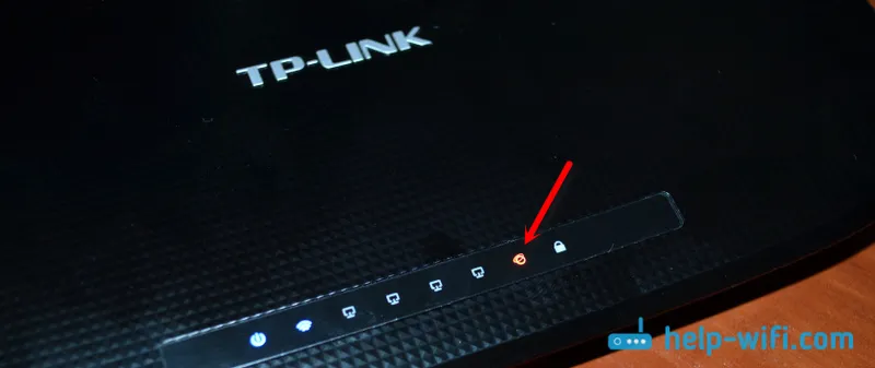 TP-Link: значок (лампочка) WAN Інтернет горить червоним або помаранчевим