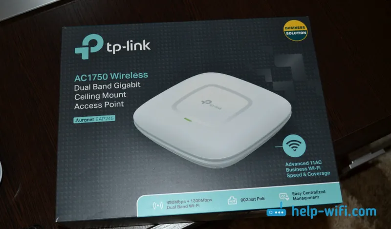 Pristupna točka TP-Link EAP245 AC1750. Wi-Fi rješenje za restorane, hotele, trgovine