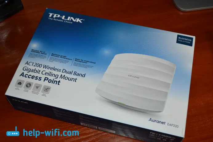 Двулентова точка за достъп TP-Link EAP320. Wi-Fi решение за бизнес