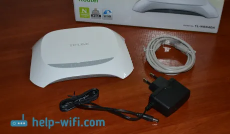 Свързване и конфигуриране на Wi-Fi рутер TP-LINK TL-WR840N