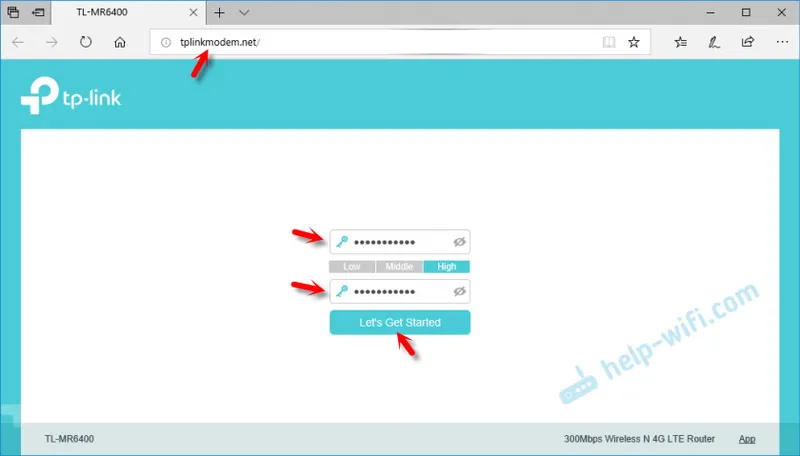 Zadání nastavení TP-Link TL-MR6400