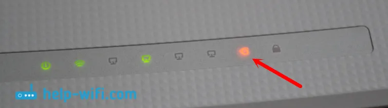 Оранжев интернет индикатор на TP-Link TL-WR845N