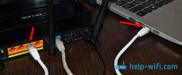 Povezivanje prijenosnog računala (PC-a) na TP-Link TL-WR942N putem kabela