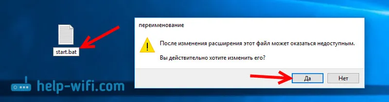 Súbory .bat na správu distribúcie Wi-Fi